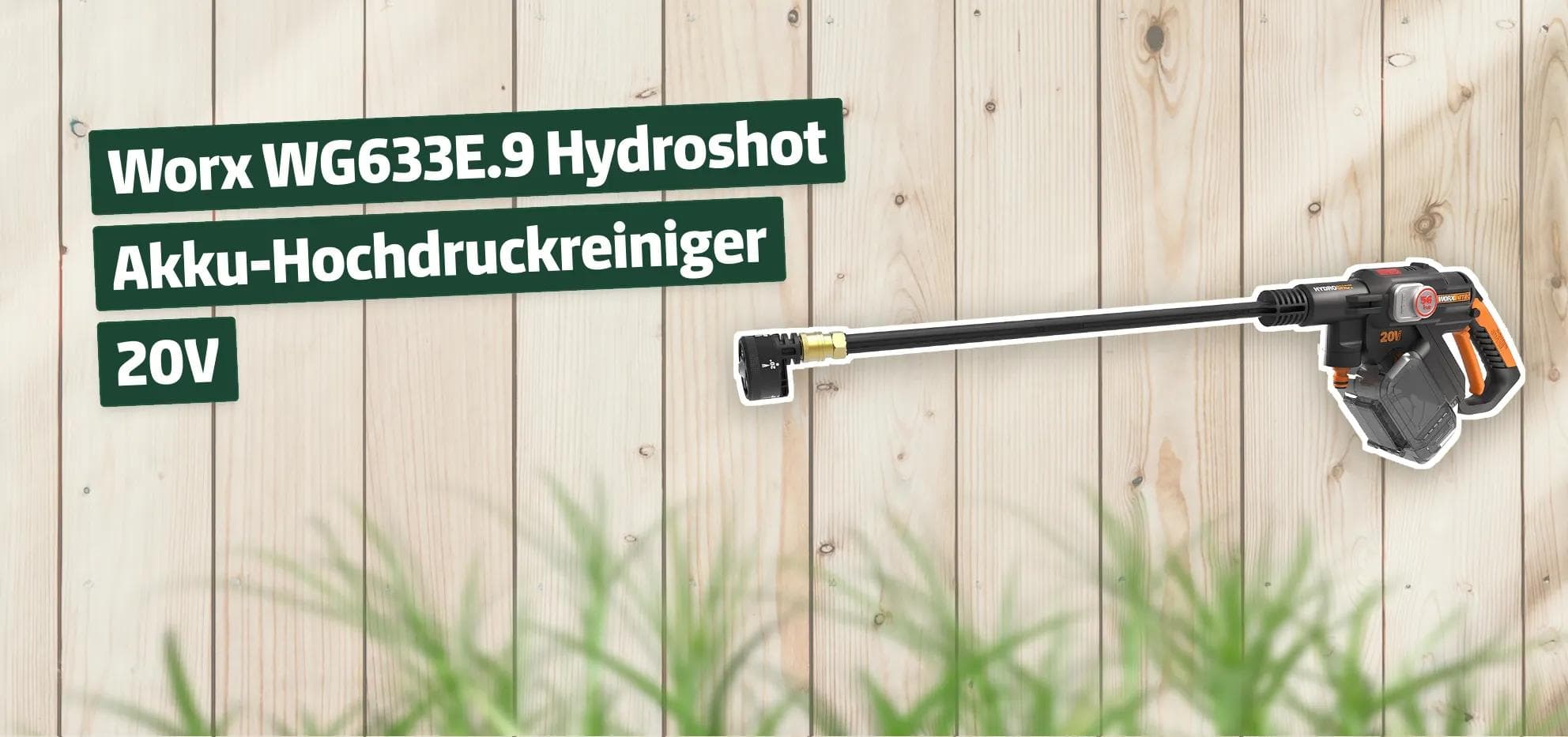 Worx WG633E.9 Hydroshot Akku-Hochdruckreiniger 20V