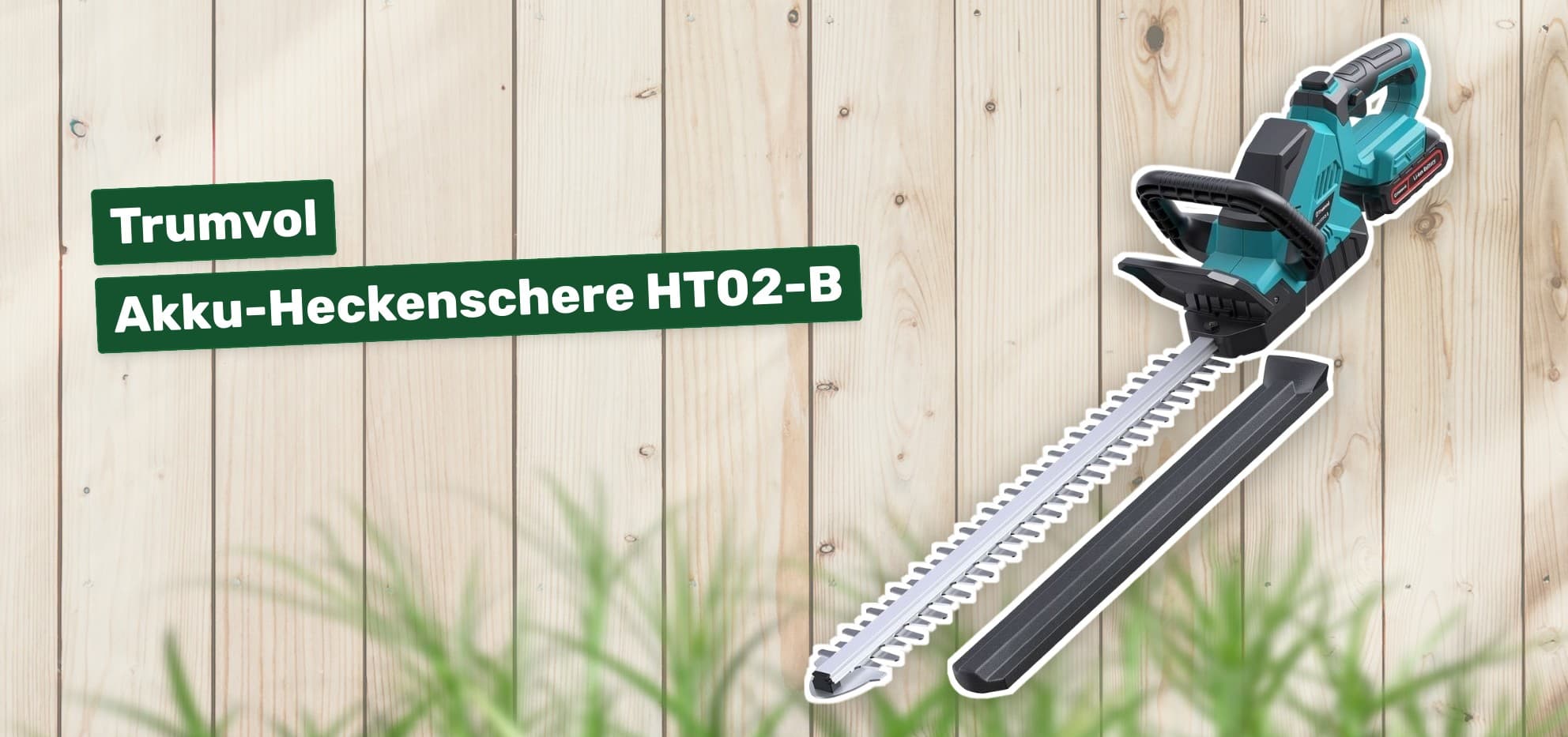 Trumvol Akku-Heckenschere HT02-B
