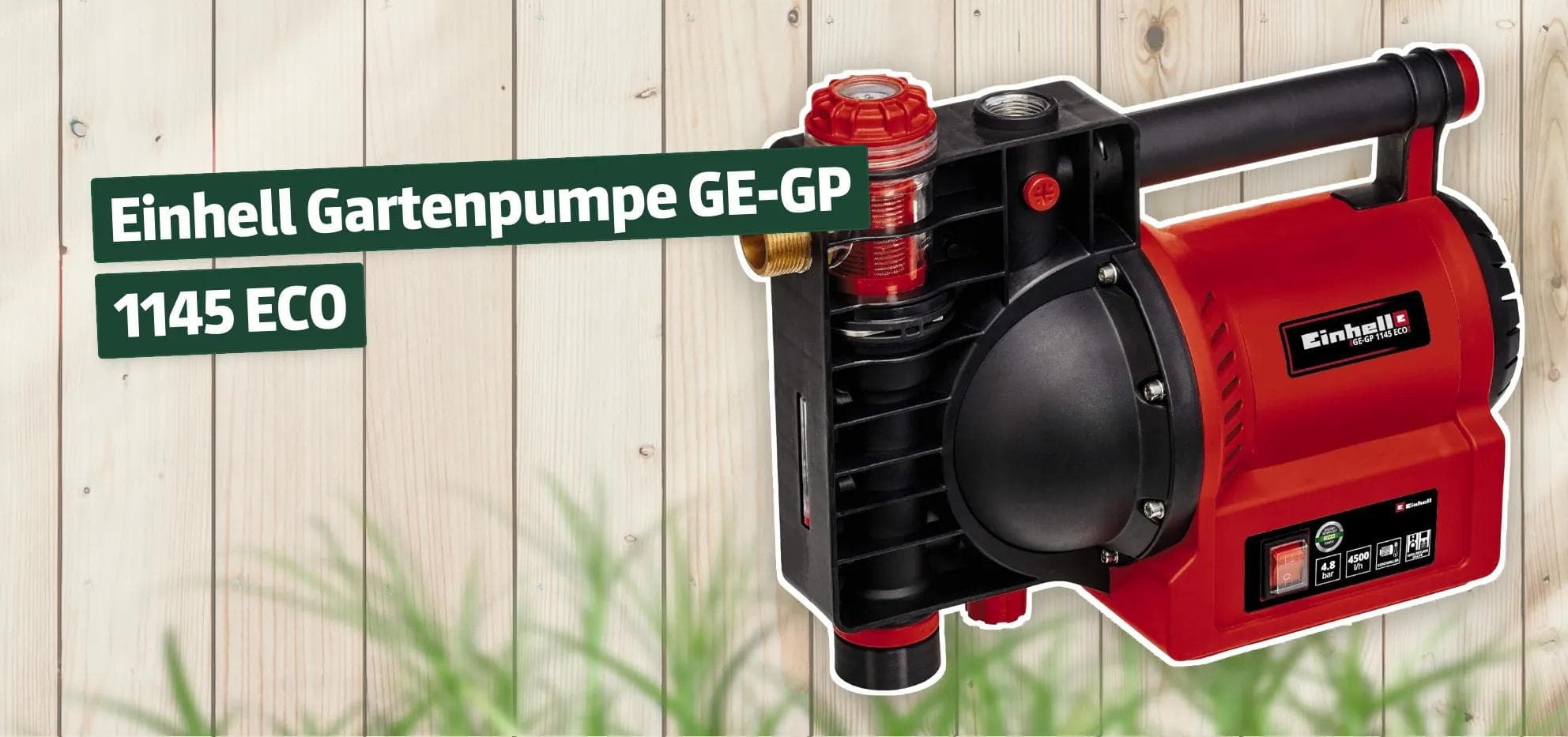 Einhell Gartenpumpe GE-GP 1145 ECO