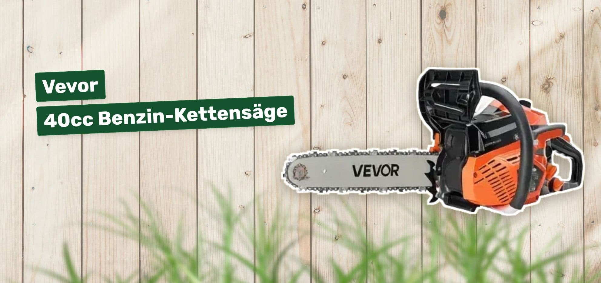 Vevor 40cc Benzin-Kettensäge