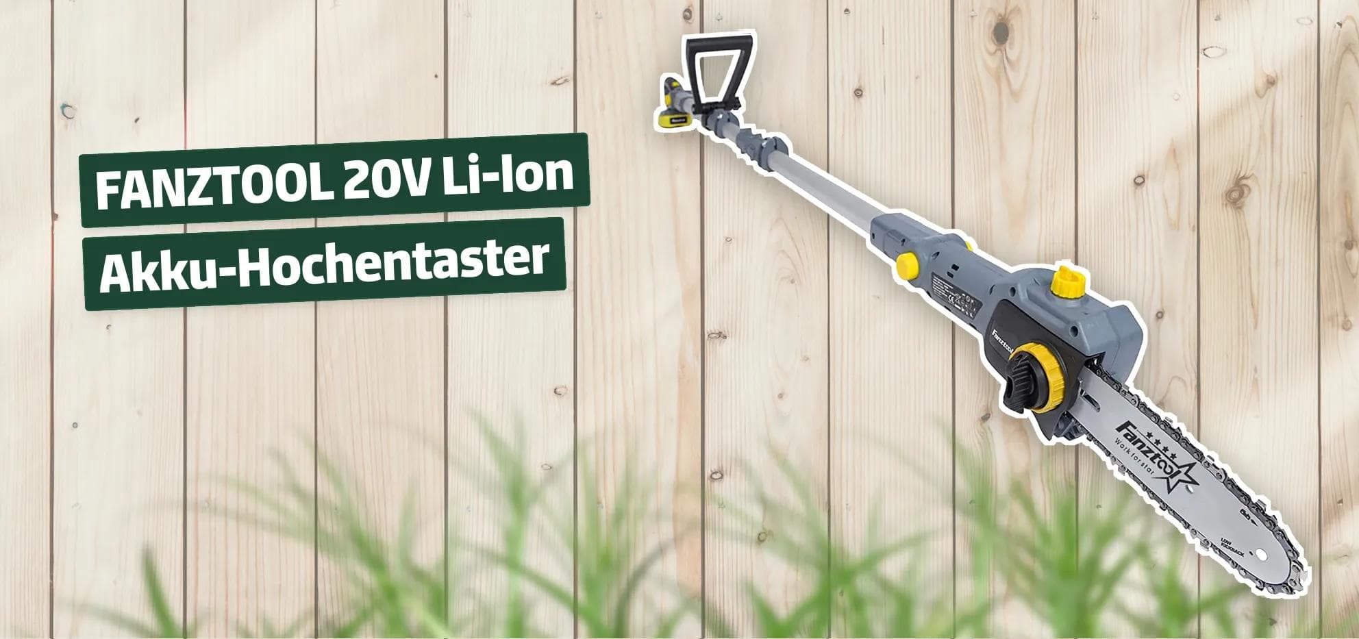 FANZTOOL 20V Li-Ion Akku-Hochentaster