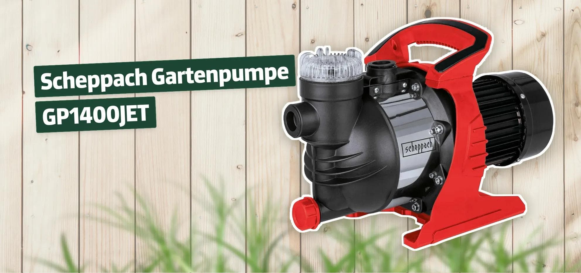 Scheppach Gartenpumpe GP1400JET