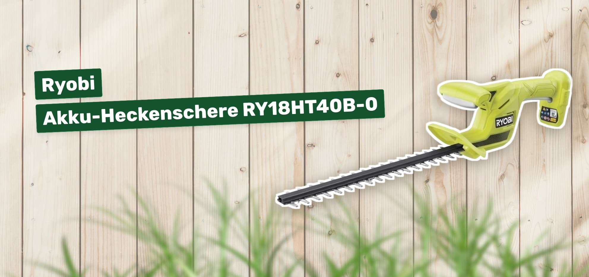 Ryobi Akku-Heckenschere RY18HT40B-0