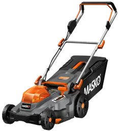 Masko Akku Rasenmäher 37cm mit 2 Akkus