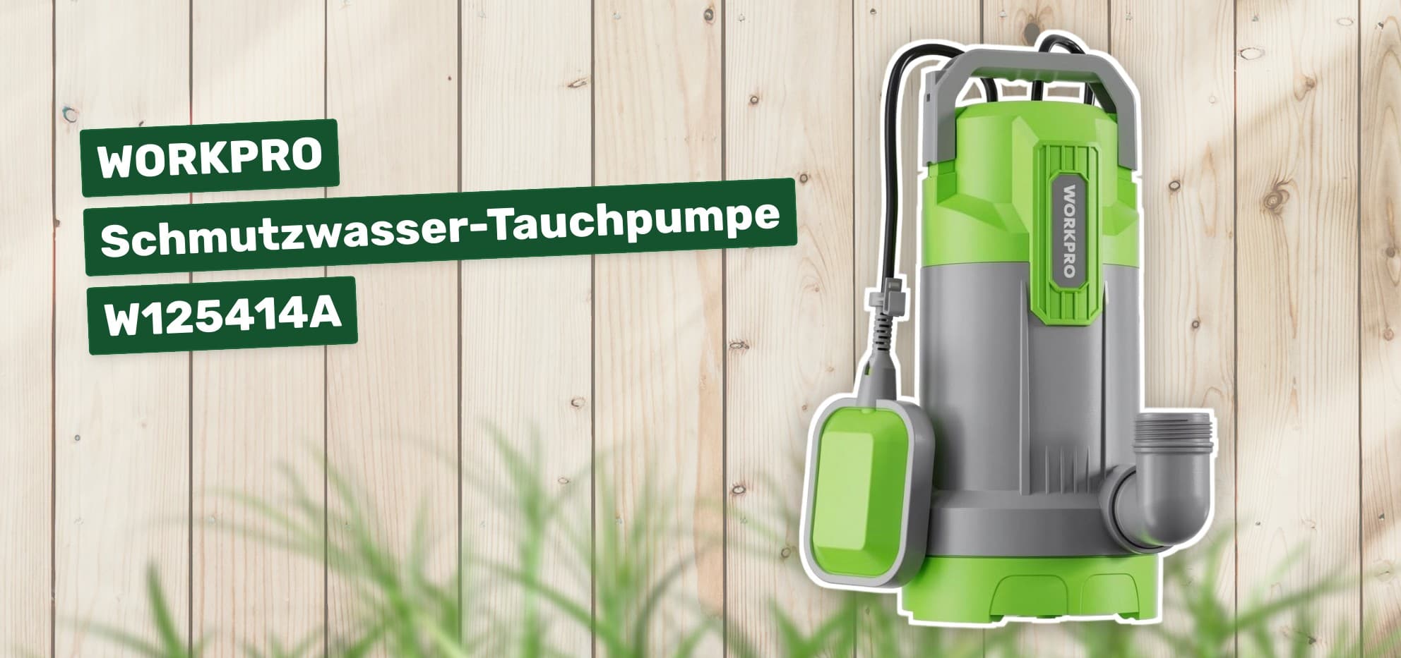 WORKPRO Schmutzwasser-Tauchpumpe W125414A