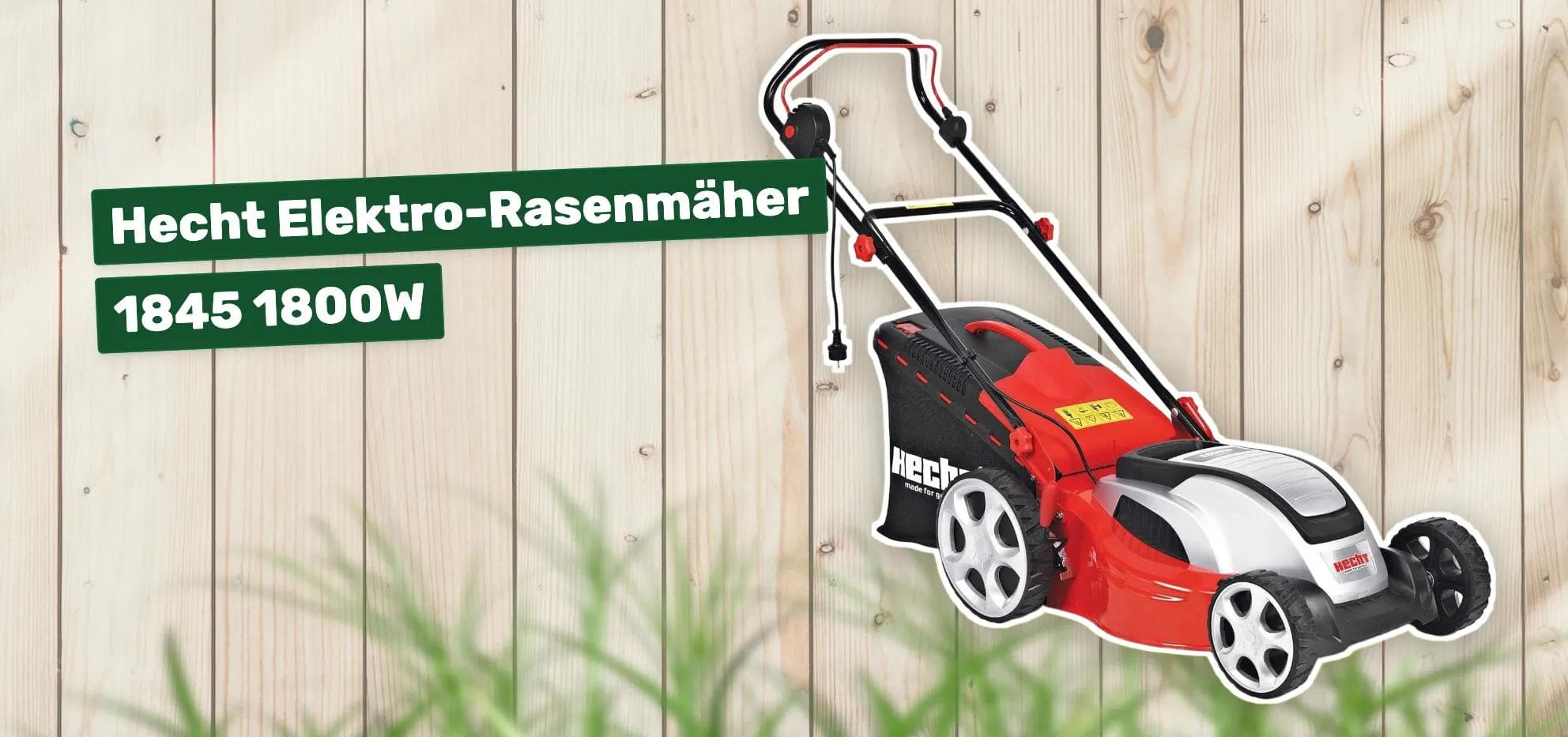 Hecht Elektro-Rasenmäher 1845 1800W