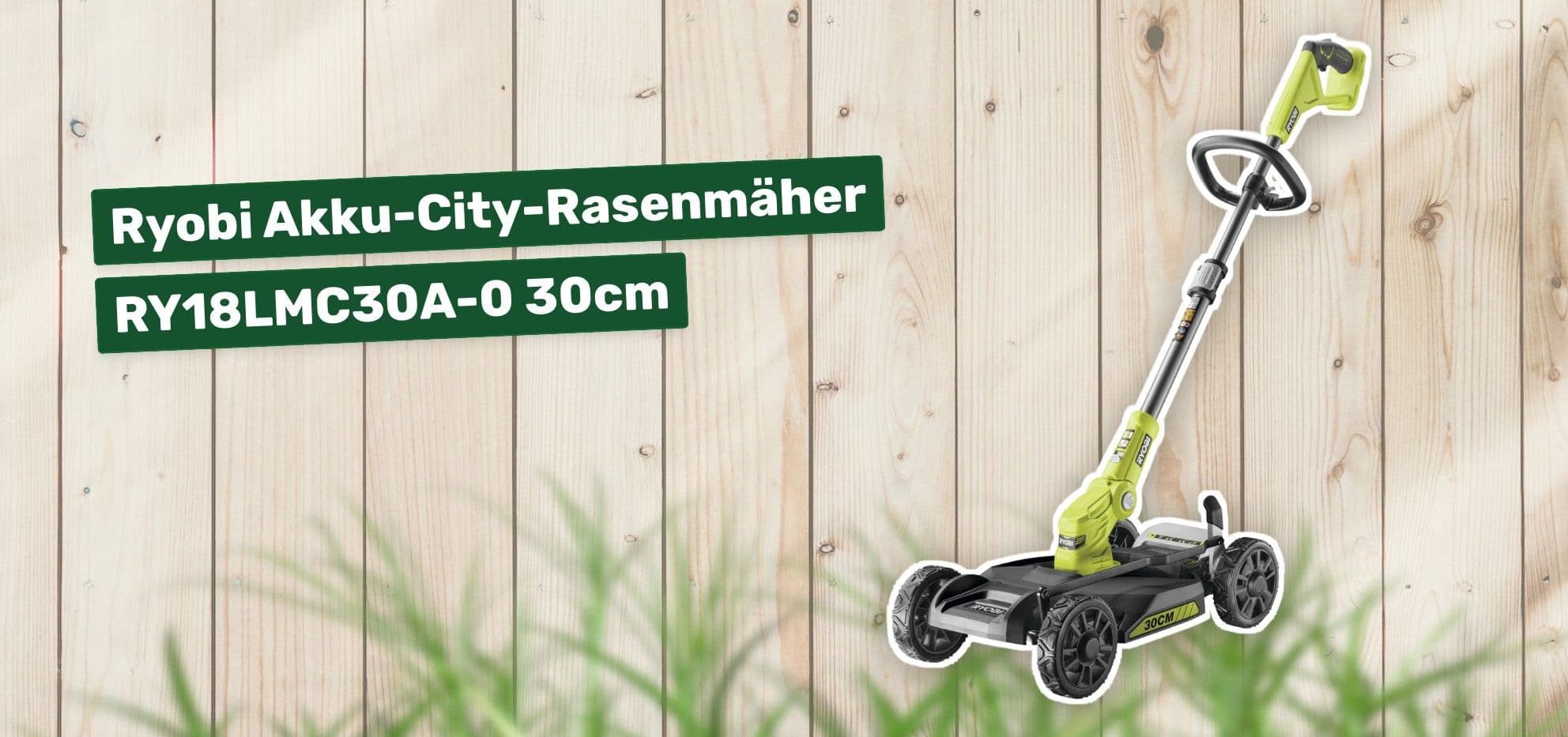 Ryobi Akku-City-Rasenmäher RY18LMC30A-0