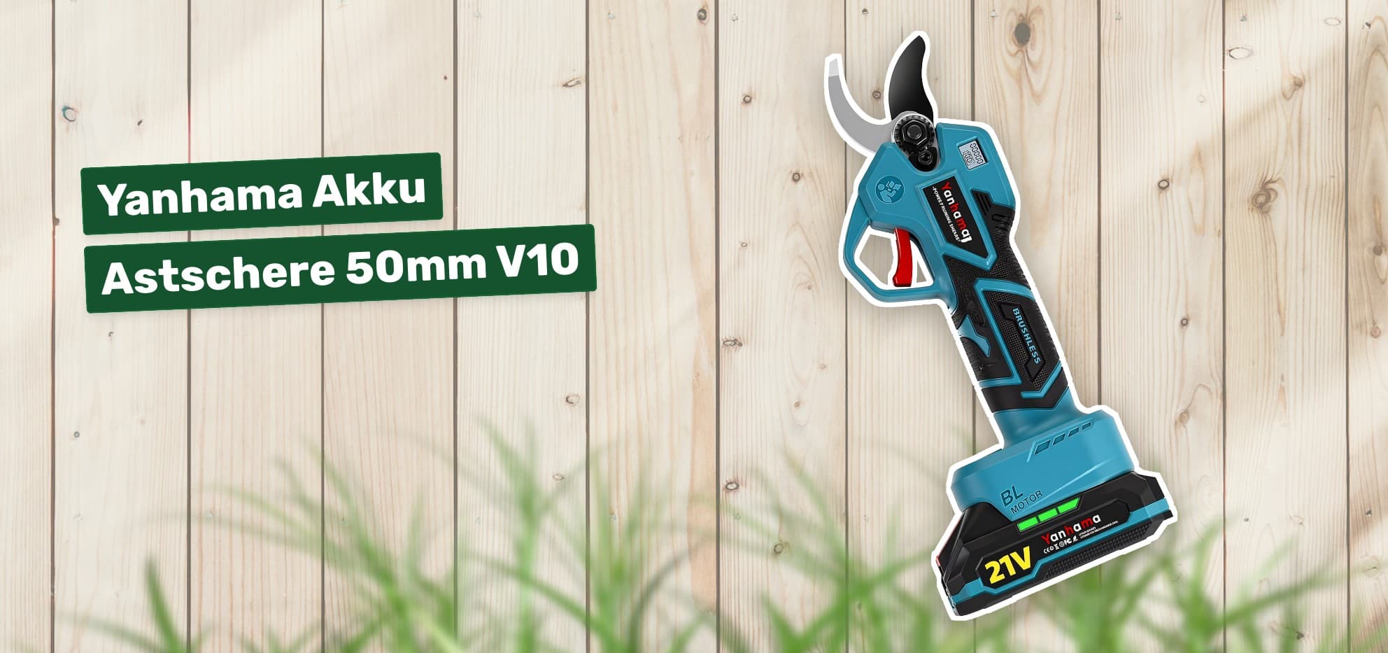 Yanhama Akku Astschere 50mm V10