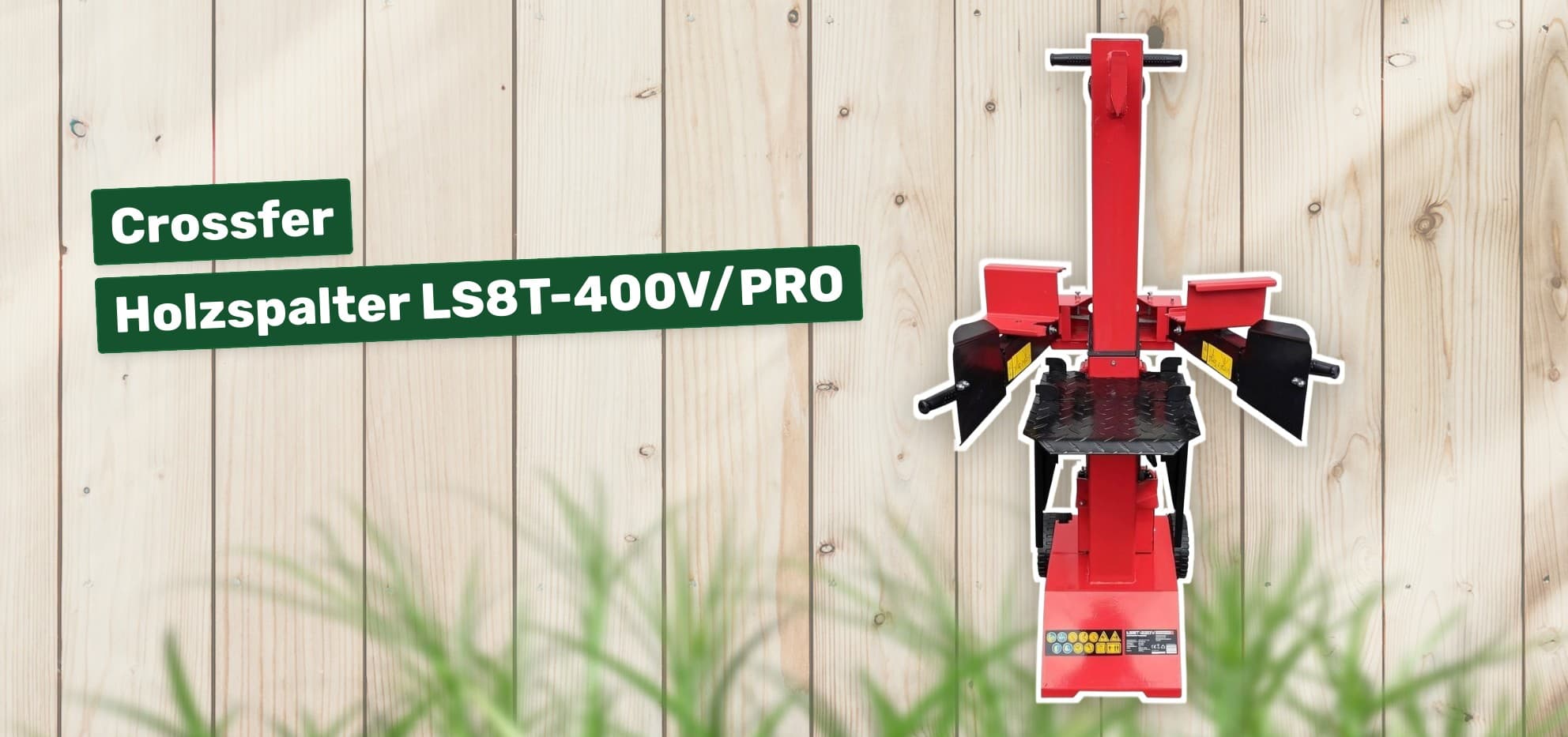 Crossfer Holzspalter LS8T-400V/PRO