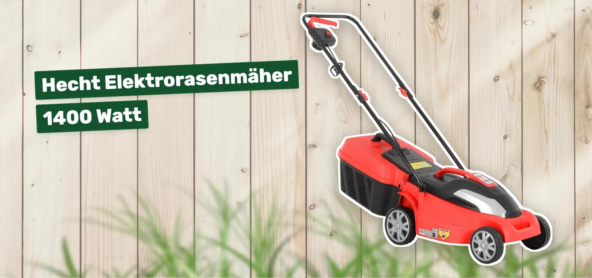 Hecht Elektrorasenmäher 1400 Watt