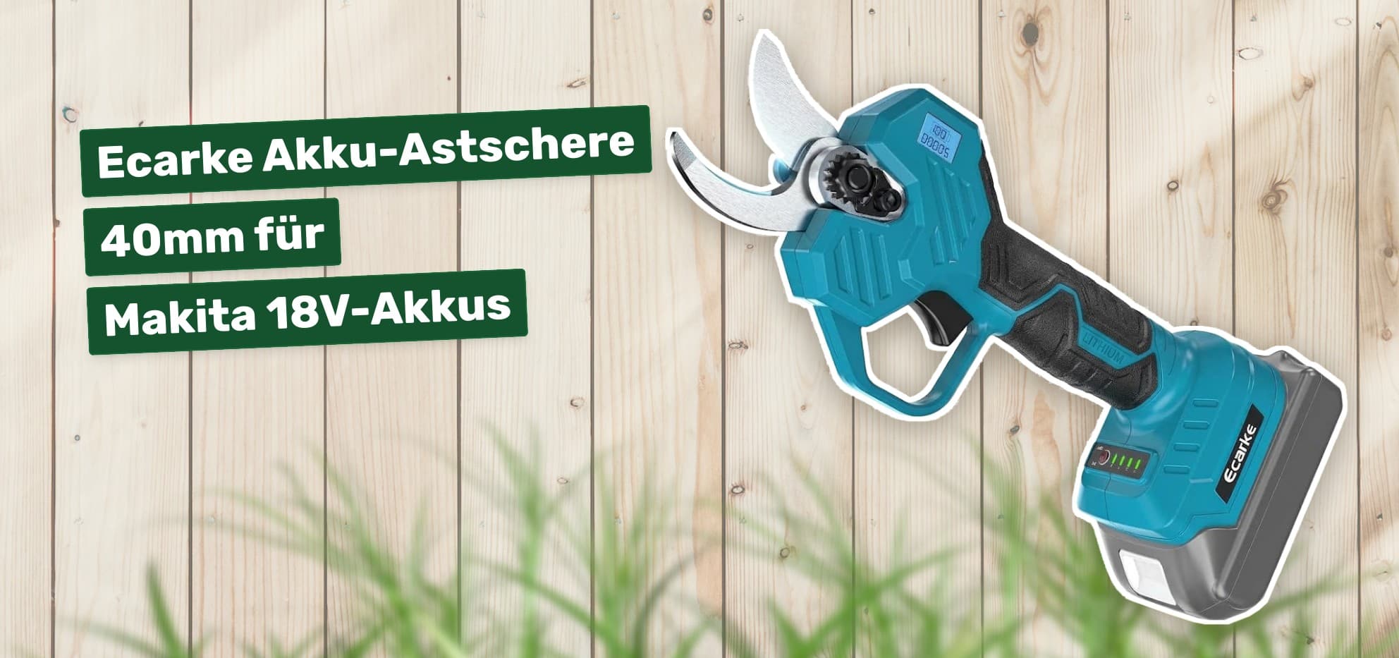 Ecarke Akku-Astschere 40mm für Makita 18V-Akkus