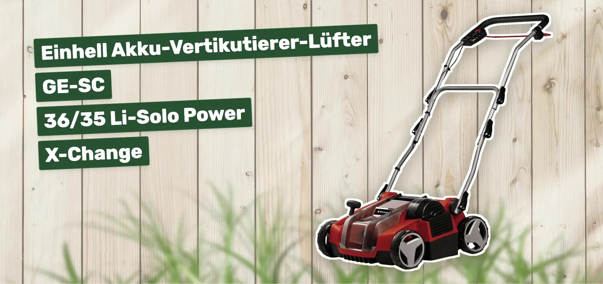 Einhell Akku-Vertikutierer-Lüfter GE-SC 36/35 Li-Solo Power X-Change