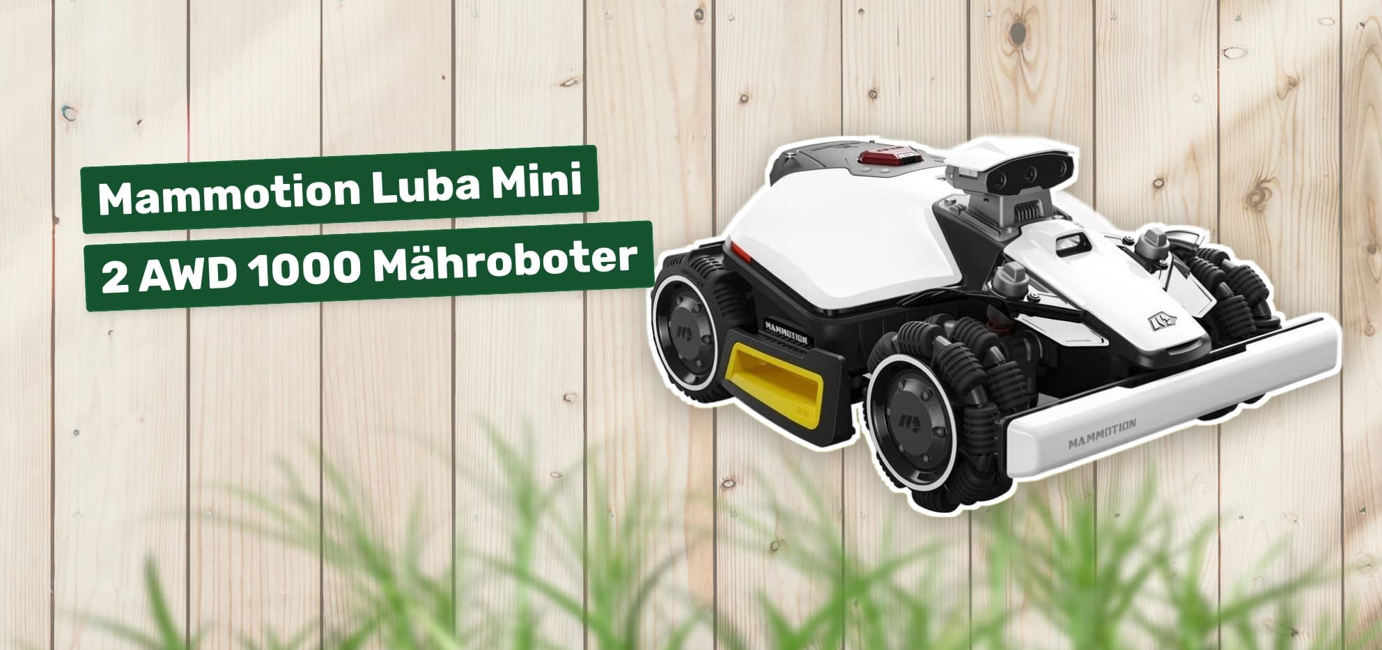 Mammotion Luba Mini 2 AWD 1000 Mähroboter