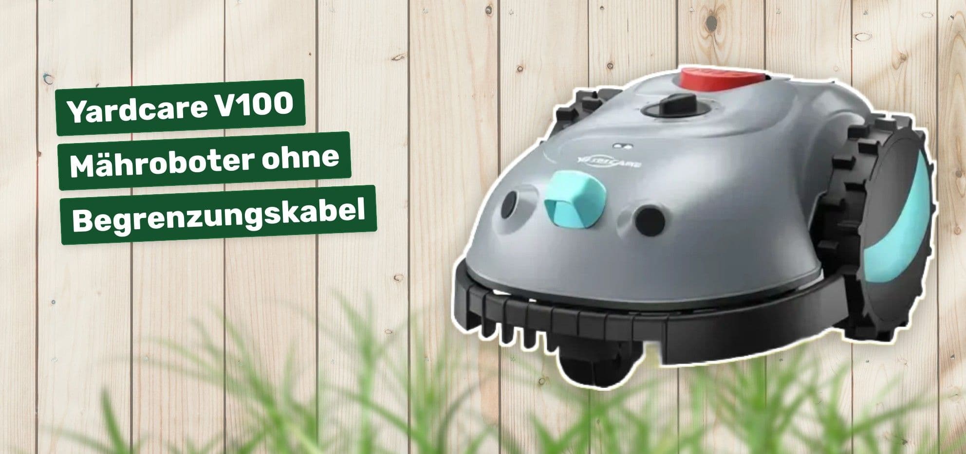 Yardcare V100 Mähroboter ohne Begrenzungskabel