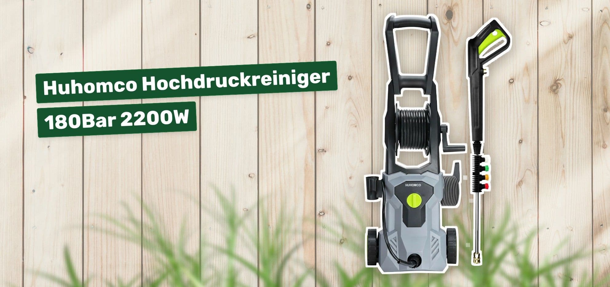 Huhomco Hochdruckreiniger 180Bar 2200W
