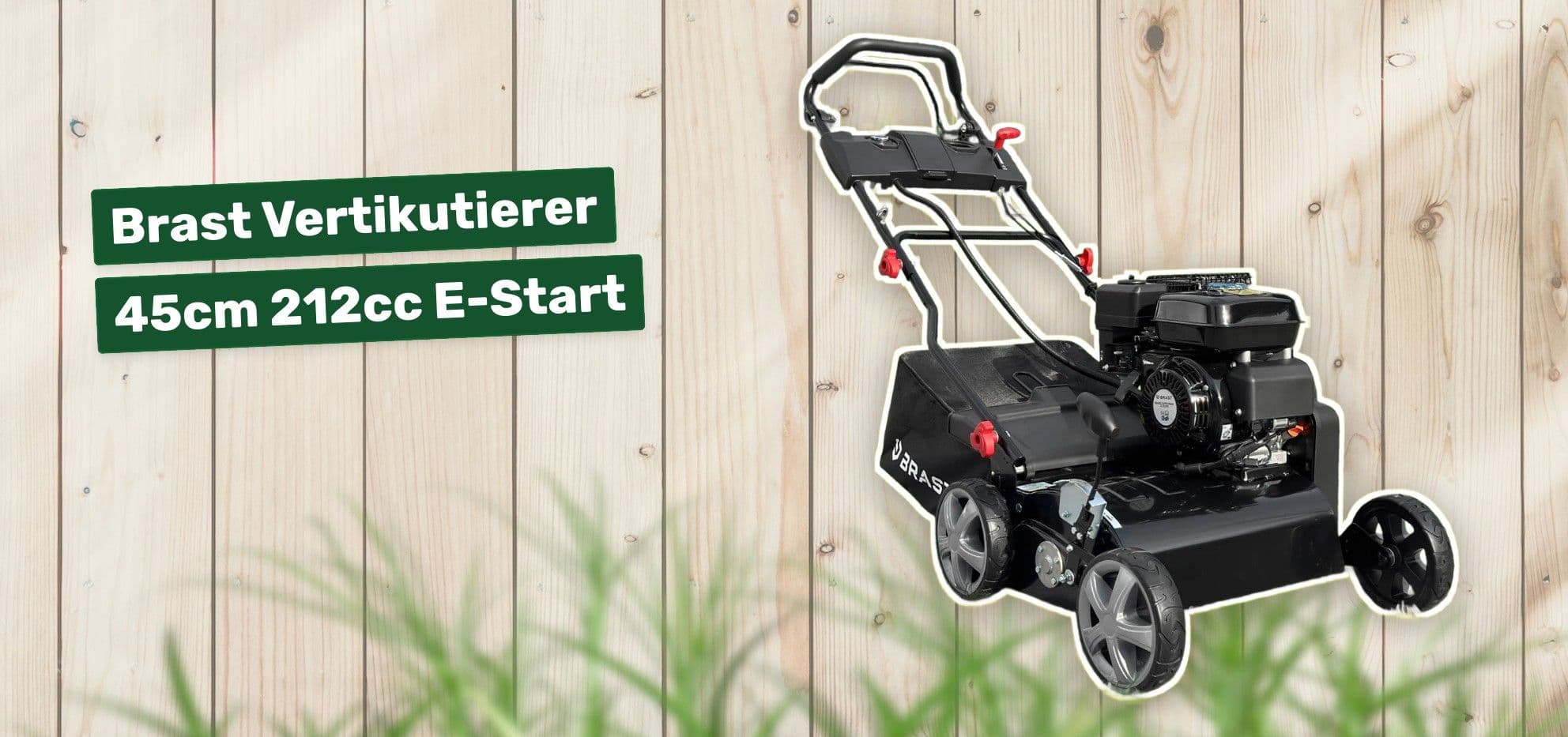 Brast Vertikutierer 45cm 212cc E-Start