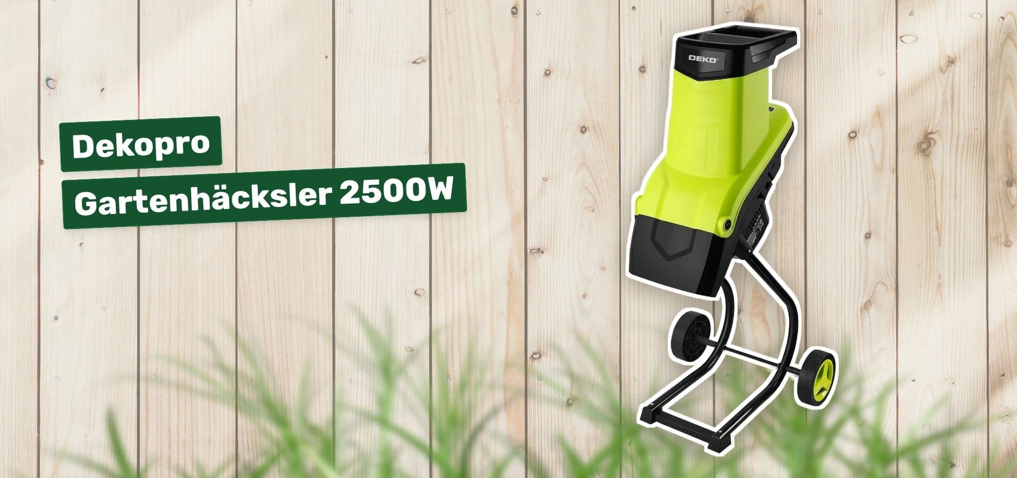 Dekopro Gartenhäcksler 2500W