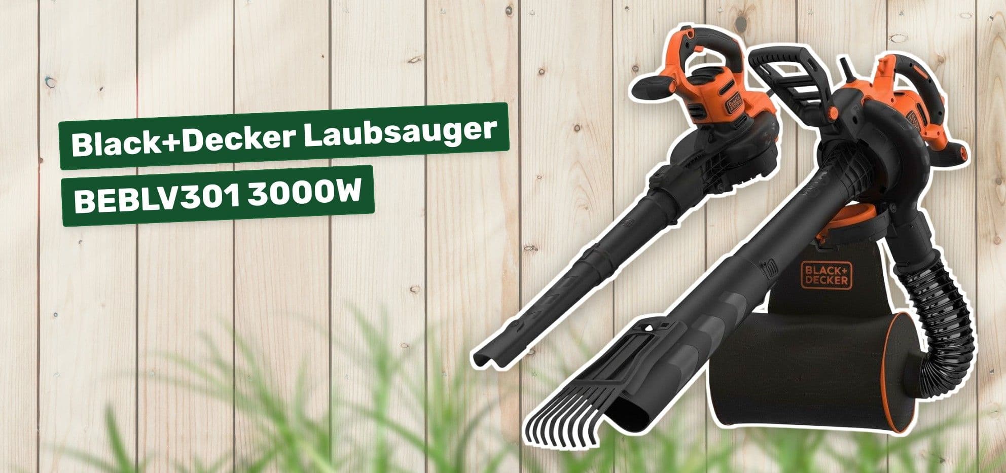 Black+Decker Laubsauger BEBLV301 3000W