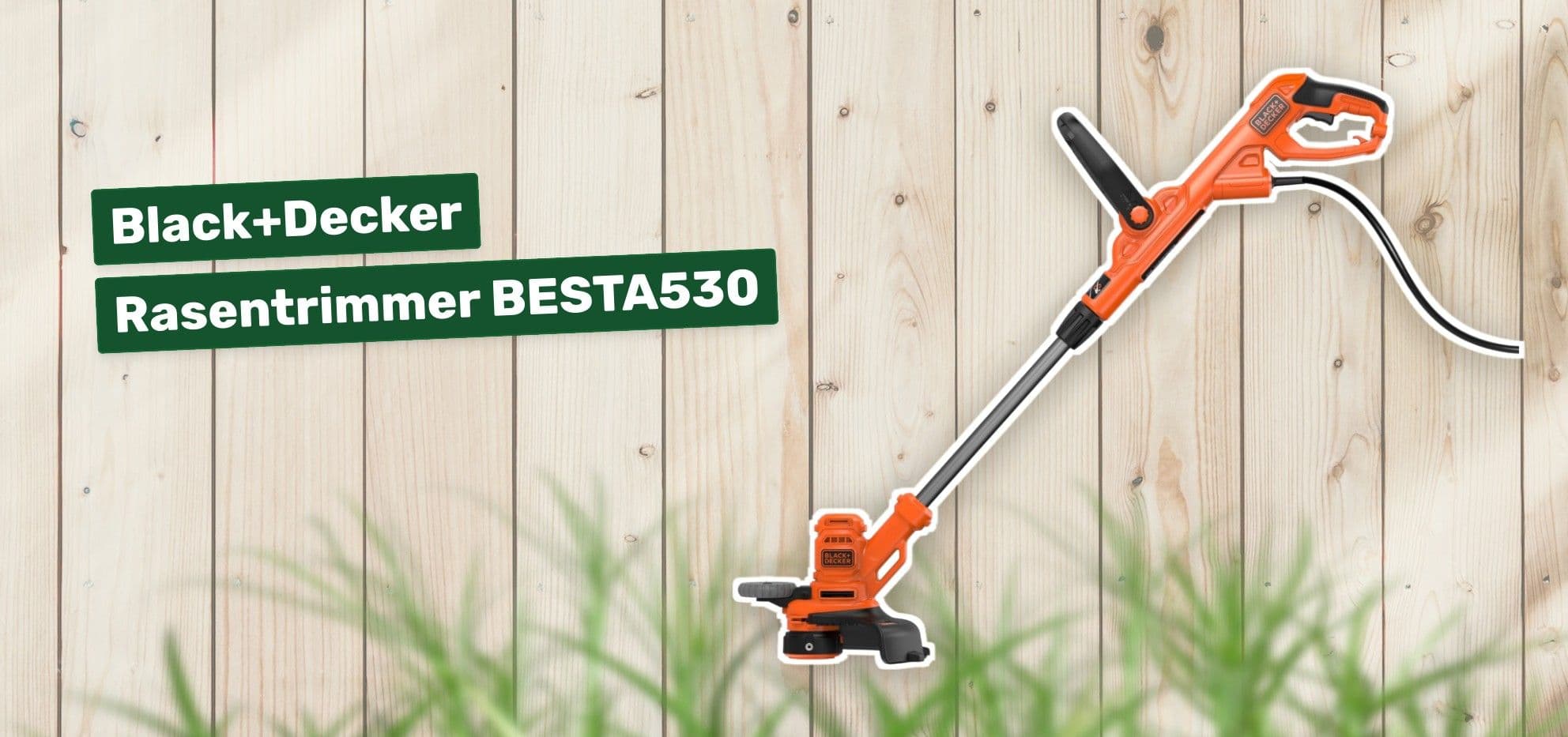 Black+Decker Rasentrimmer BESTA530