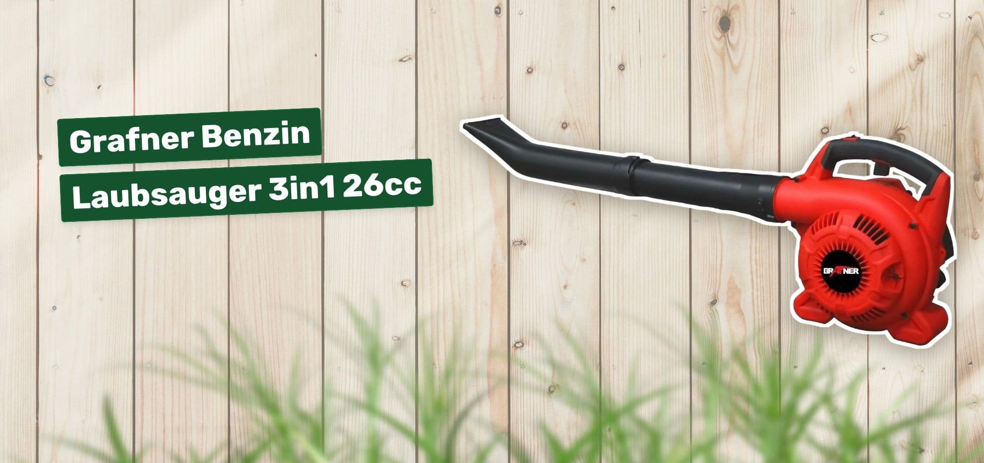 Grafner Benzin Laubsauger 3in1 26cc