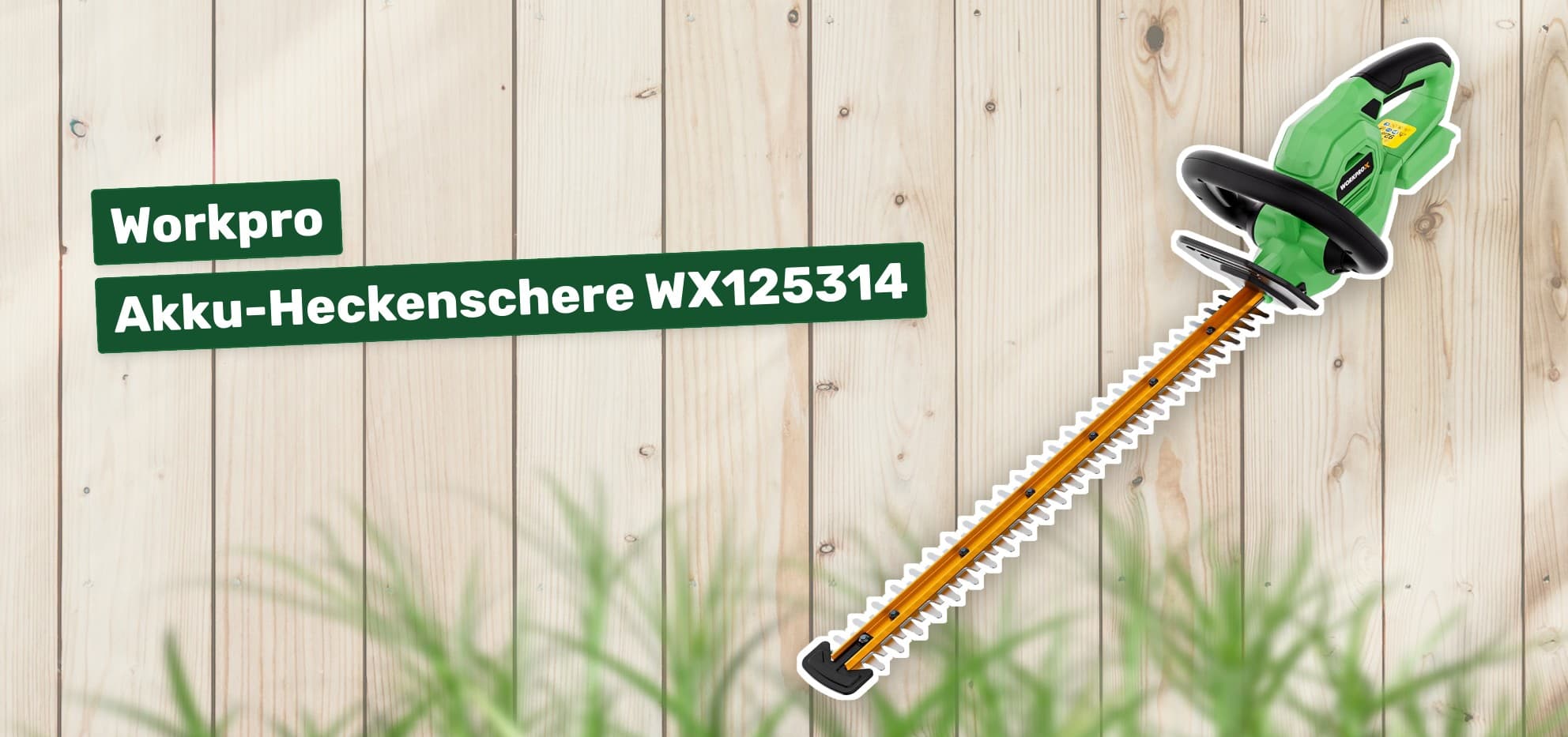 Workpro Akku-Heckenschere WX125314
