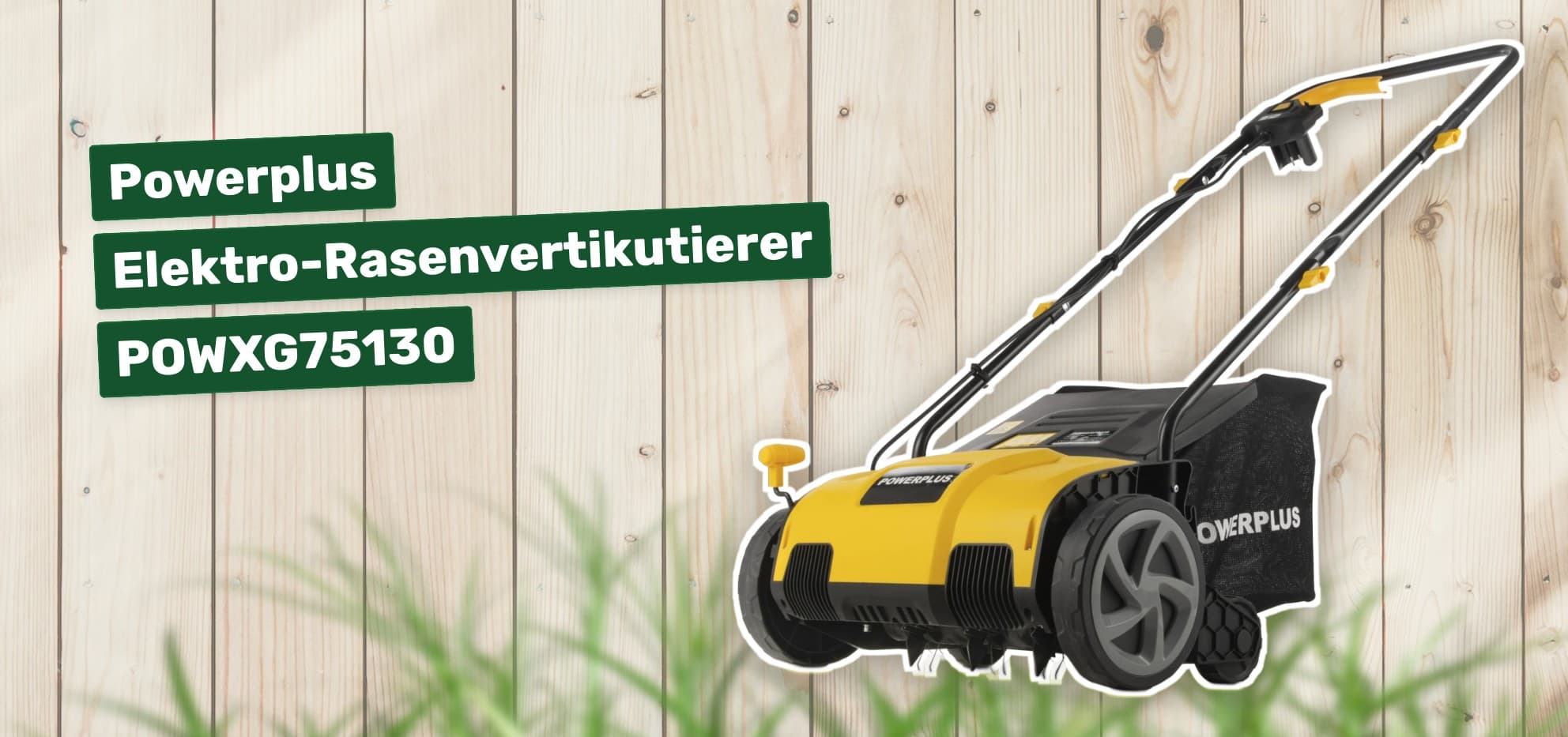 Powerplus Elektro-Rasenvertikutierer POWXG75130