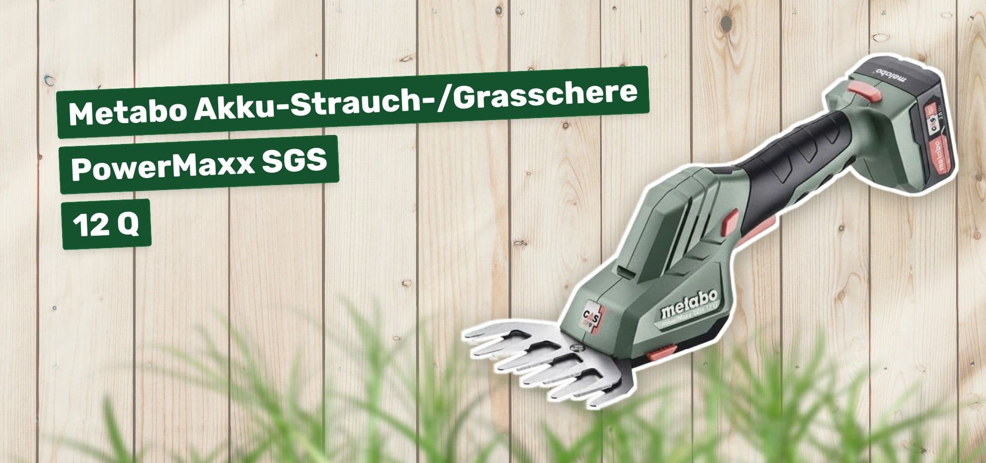 Metabo Akku-Strauch-/Grasschere PowerMaxx SGS 12 Q