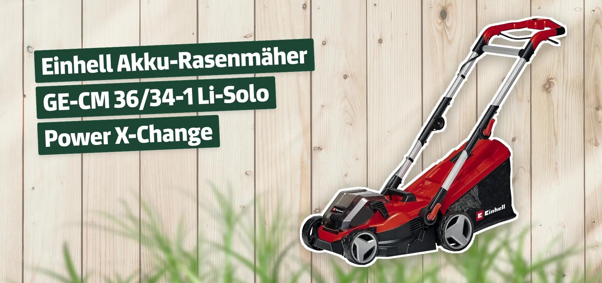 Einhell Akku-Rasenmäher GE-CM 36/34-1 Li-Solo Power X-Change