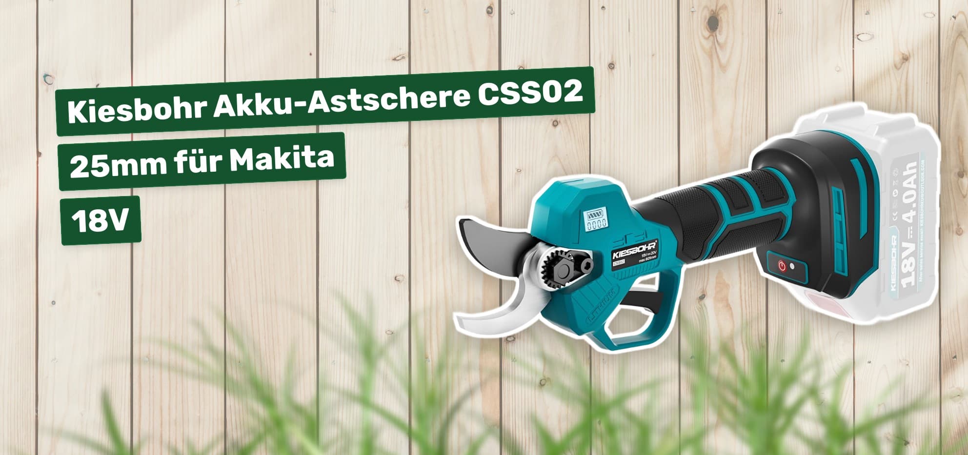 Kiesbohr Akku-Astschere CSS02 25mm für Makita 18V