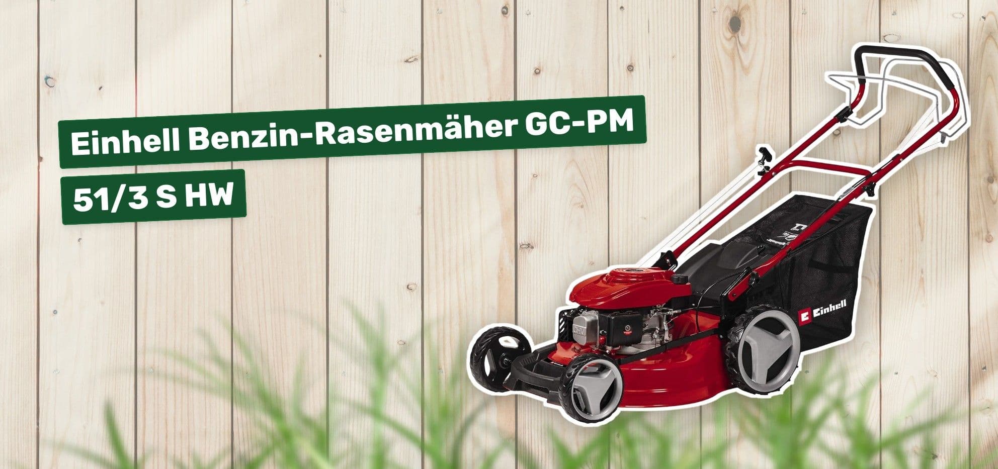 Einhell Benzin-Rasenmäher GC-PM 51/3 S HW