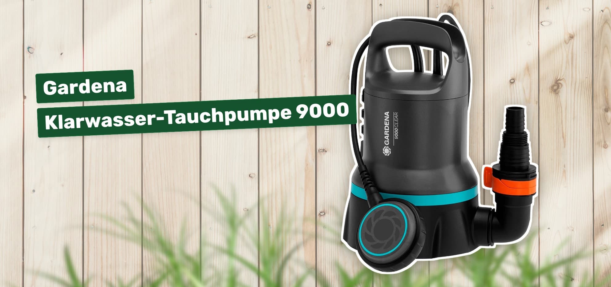 Gardena Klarwasser-Tauchpumpe 9000