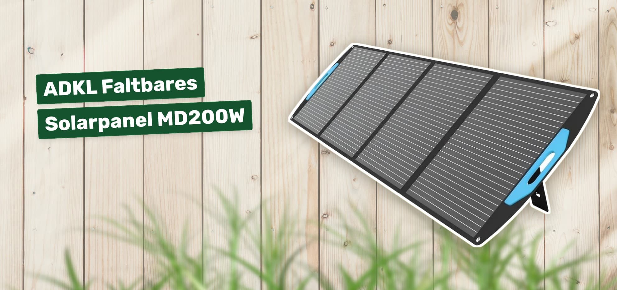 ADKL Faltbares Solarpanel MD200W