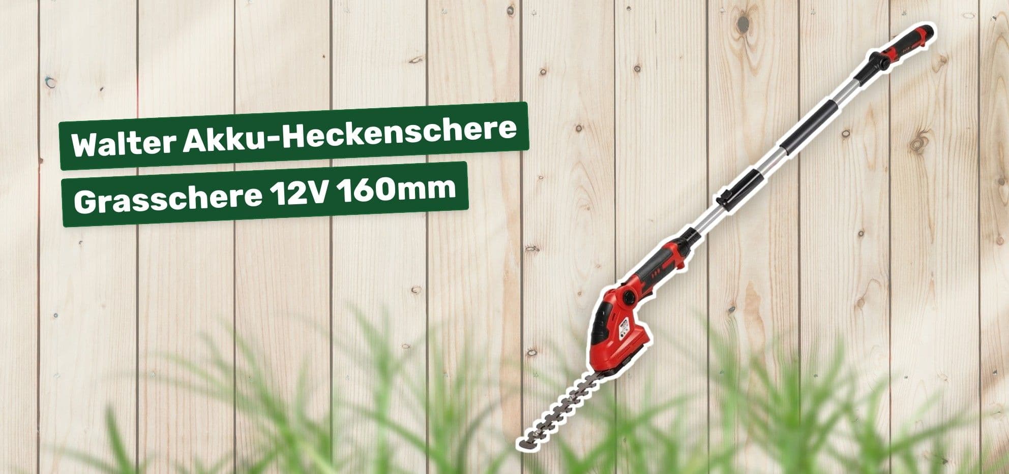 Walter Akku-Heckenschere Grasschere 12V 160mm