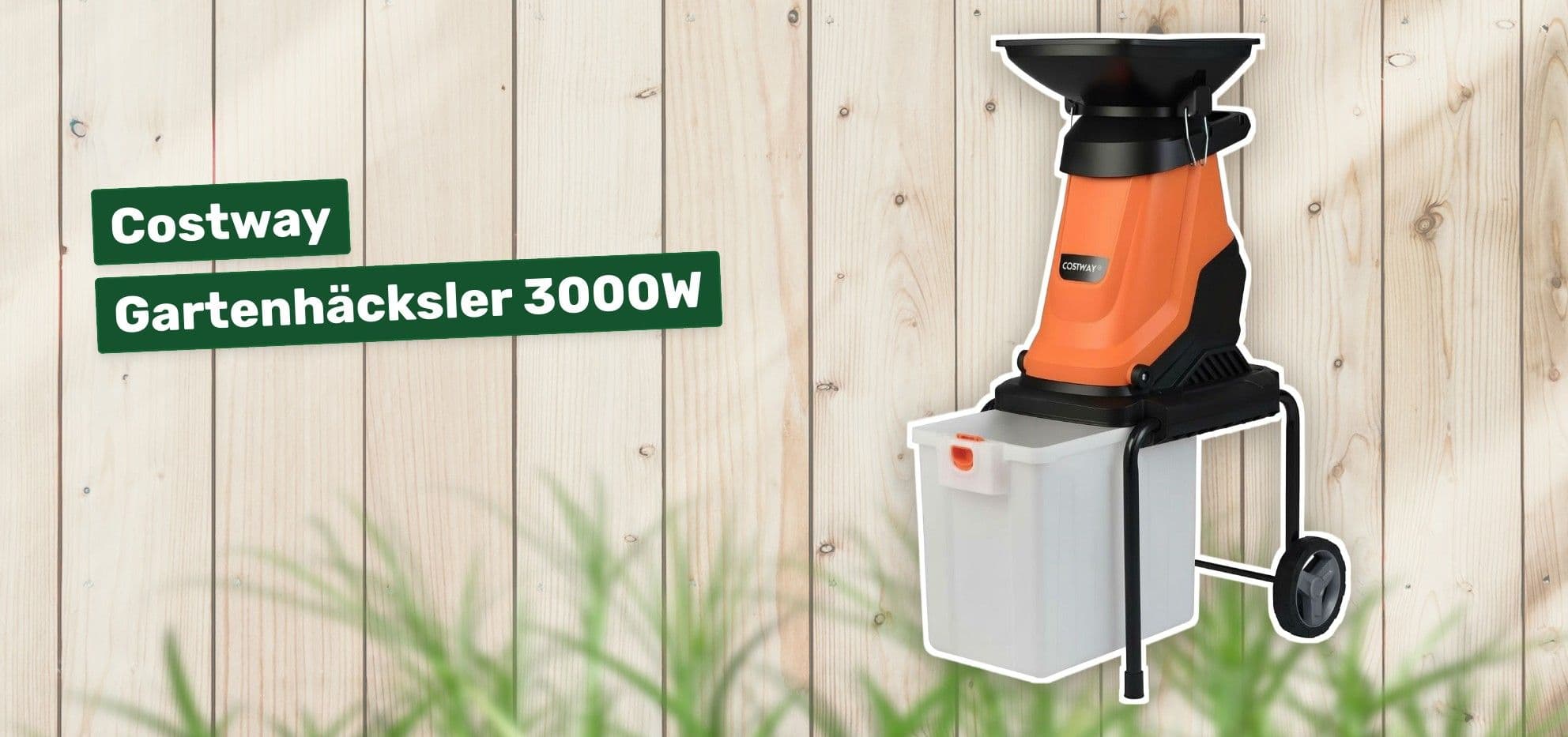 Costway Gartenhäcksler 3000W