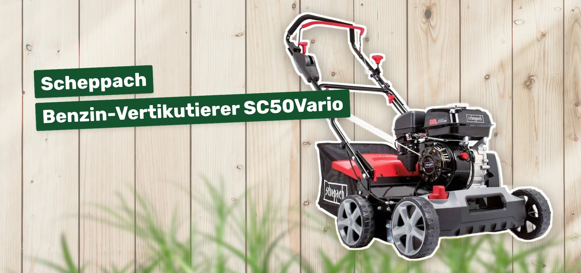 Scheppach Benzin-Vertikutierer SC50Vario