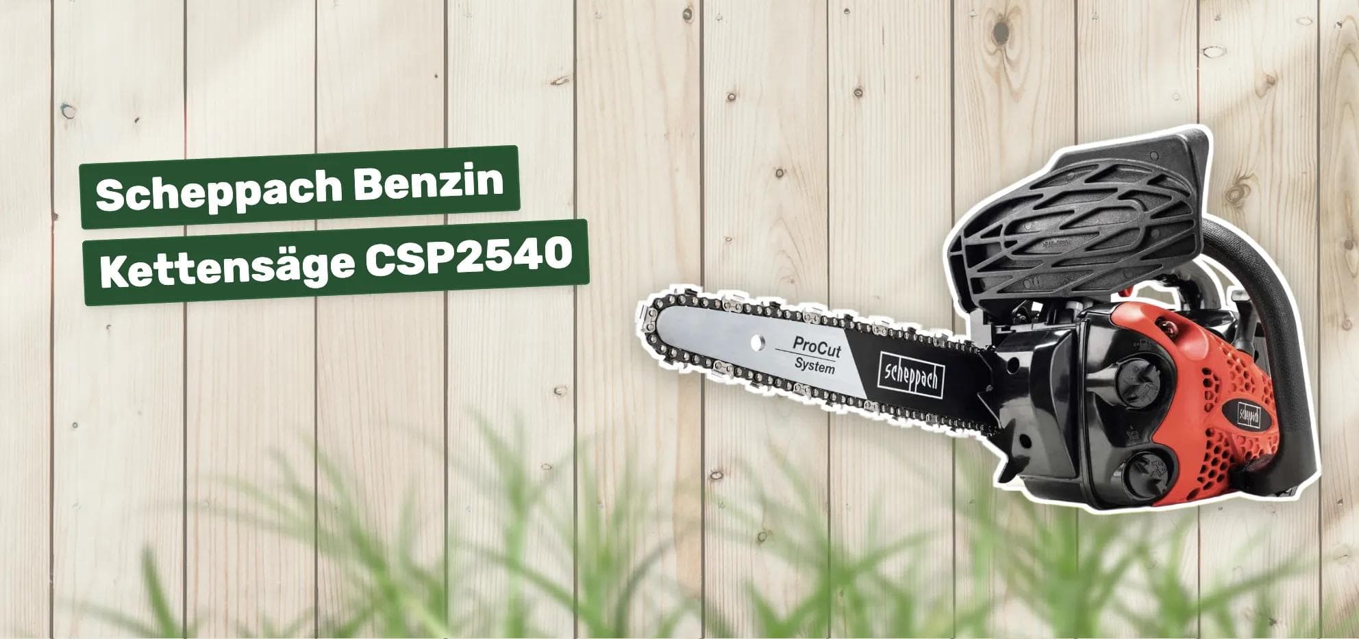 Scheppach Benzin Kettensäge CSP2540