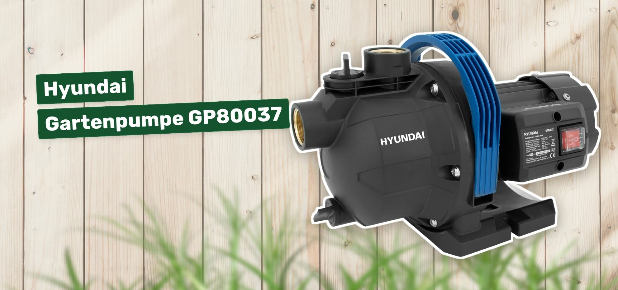 Hyundai Gartenpumpe GP80037