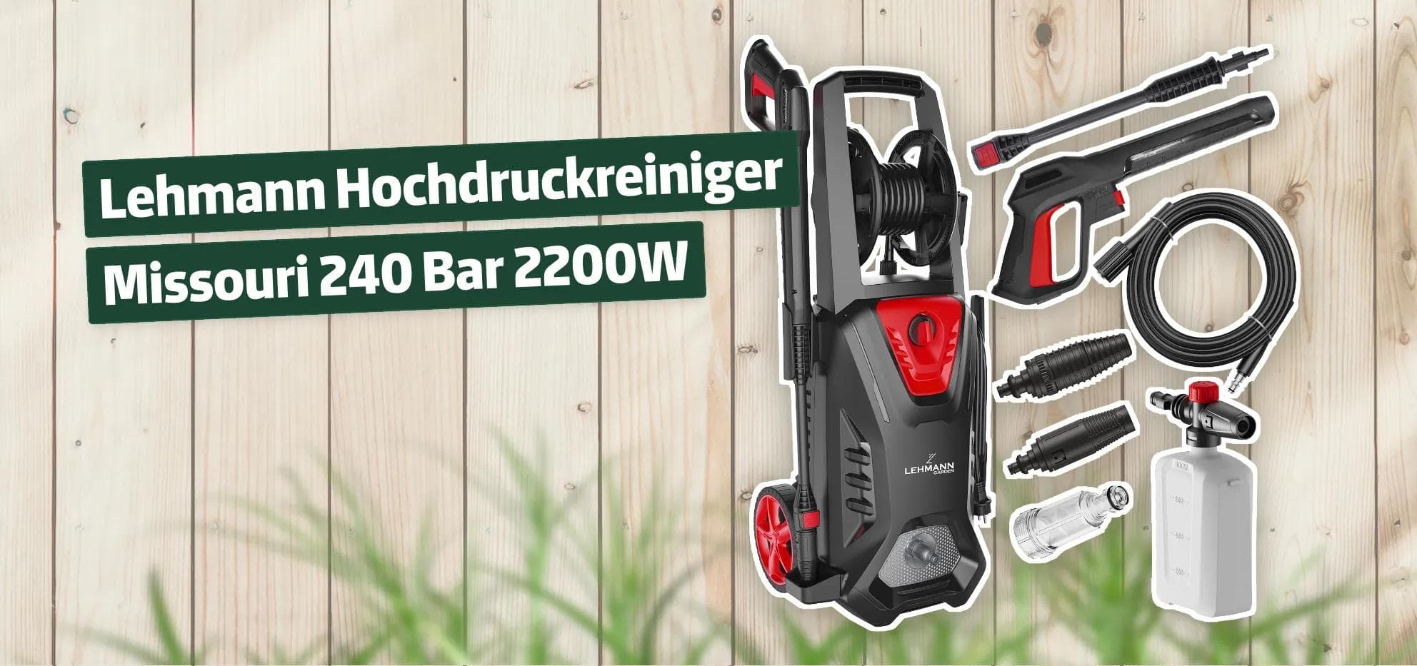 Lehmann Hochdruckreiniger Missouri 240 Bar 2200W