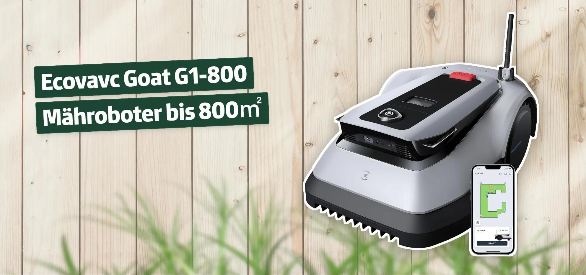 Ecovacs Goat G1-800 Mähroboter bis 800㎡