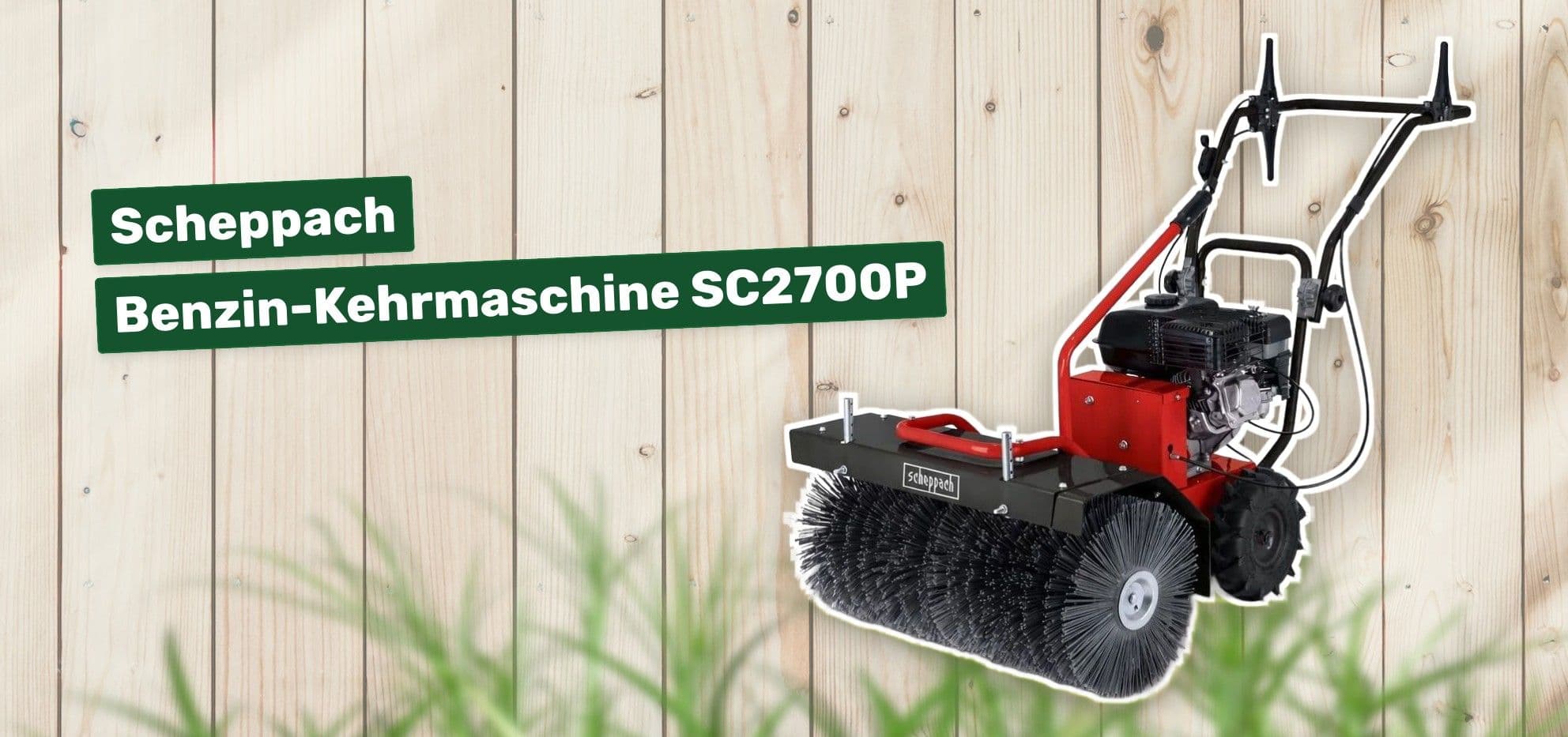 Scheppach Benzin-Kehrmaschine SC2700P
