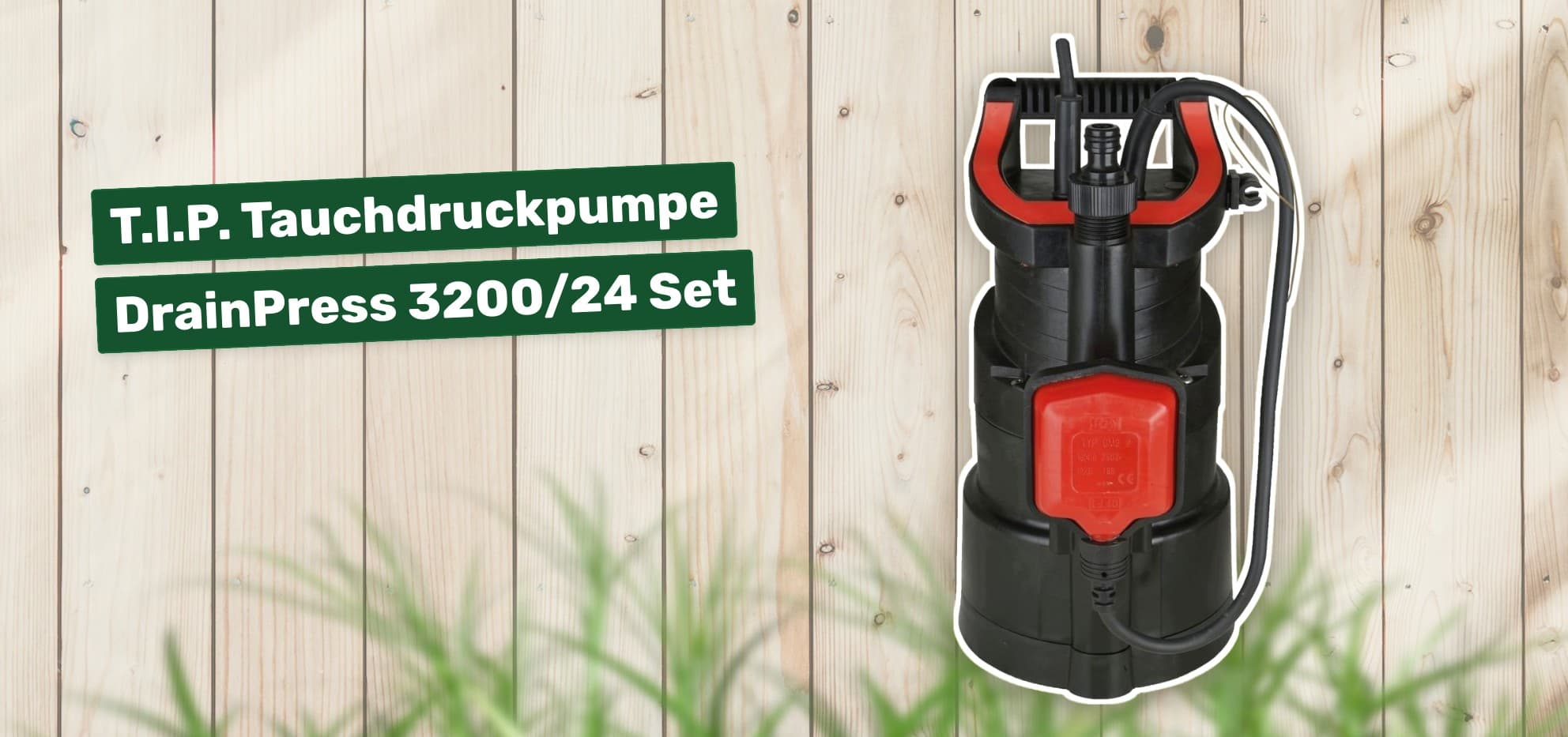 T.I.P. Tauchdruckpumpe DrainPress 3200/24 Set