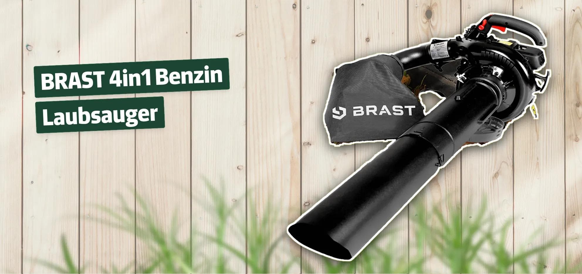 BRAST 4in1 Benzin Laubsauger