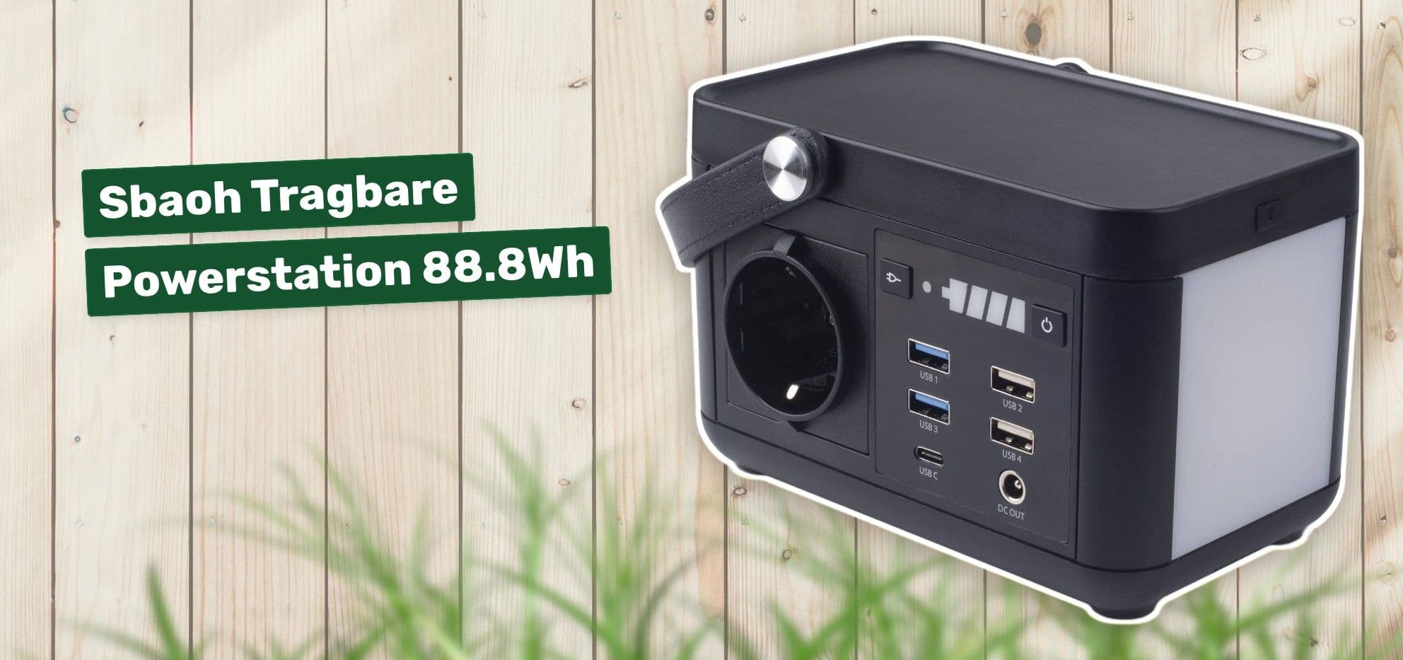 Sbaoh Tragbare Powerstation 88.8Wh