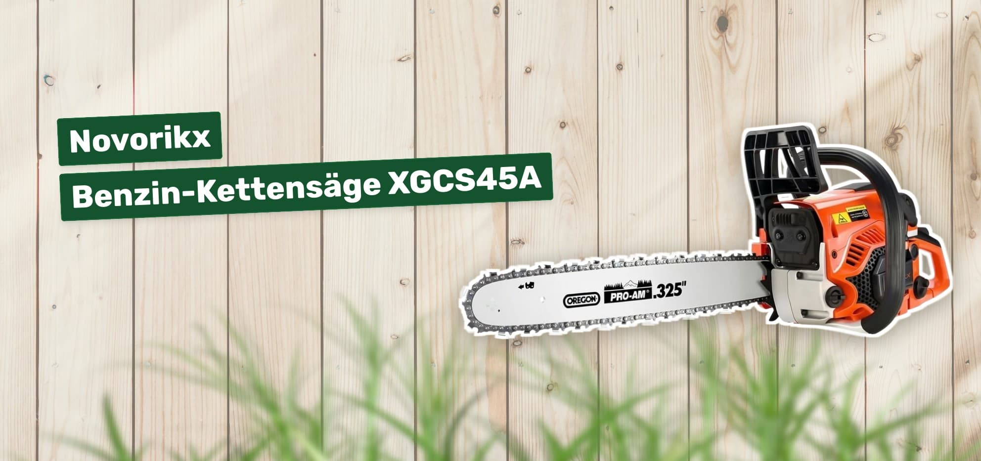 Novorikx Benzin-Kettensäge XGCS45A