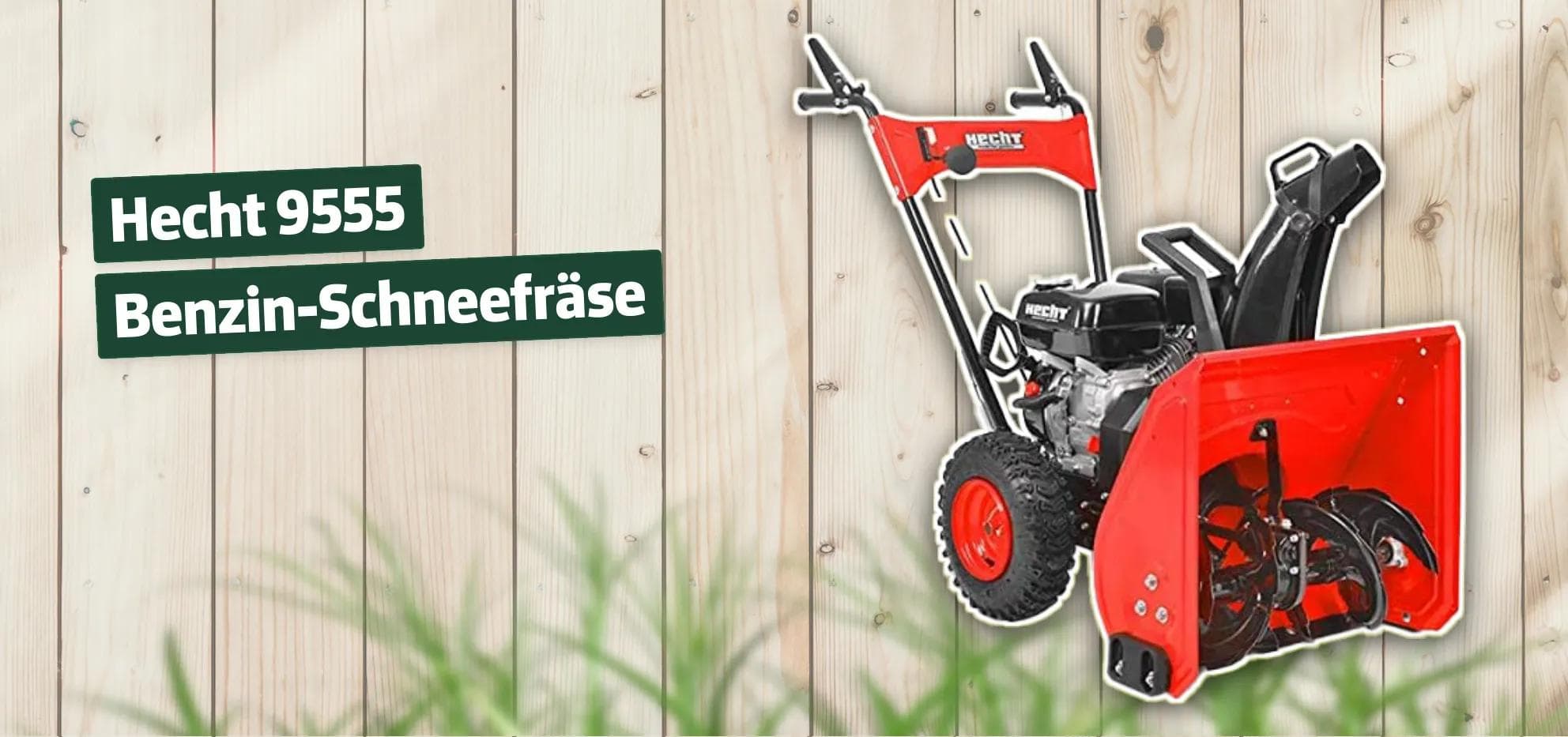 Hecht 9555 Benzin-Schneefräse