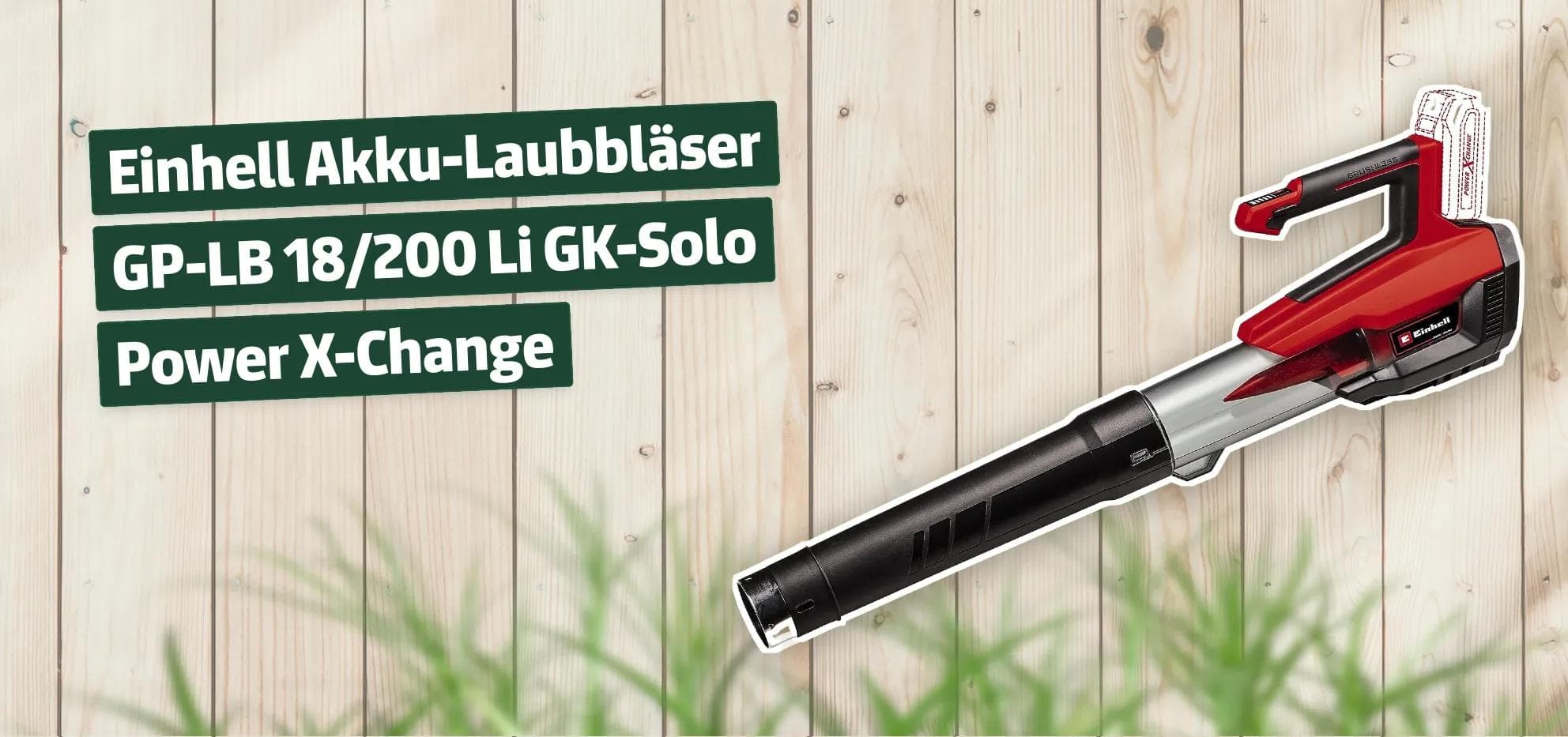 Einhell Akku-Laubbläser GP-LB 18/200 Li GK-Solo Power X-Change