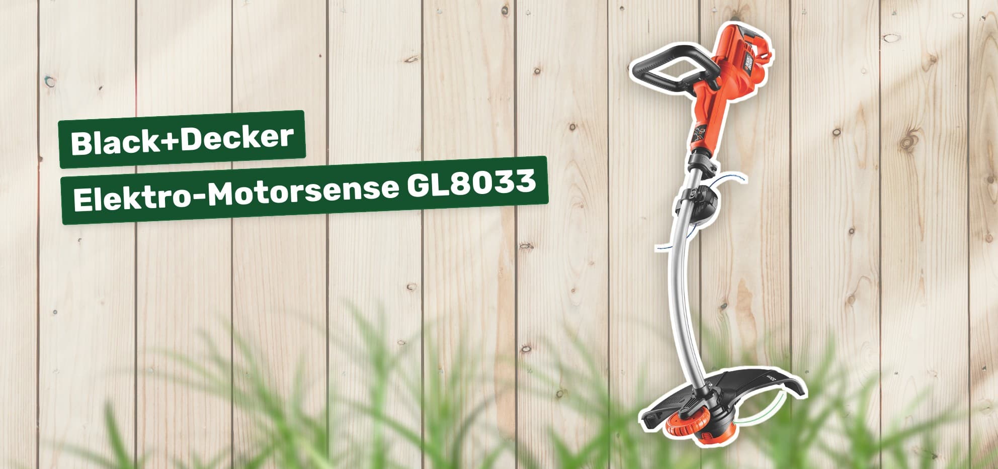Black+Decker Elektro-Motorsense GL8033