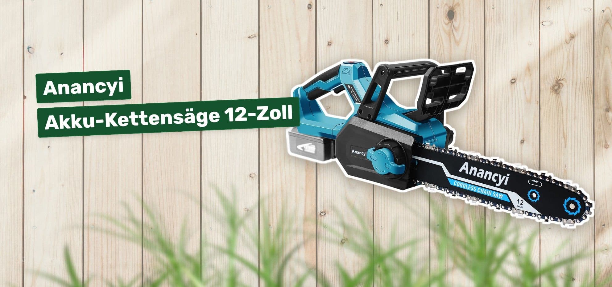 Anancyi Akku-Kettensäge 12-Zoll