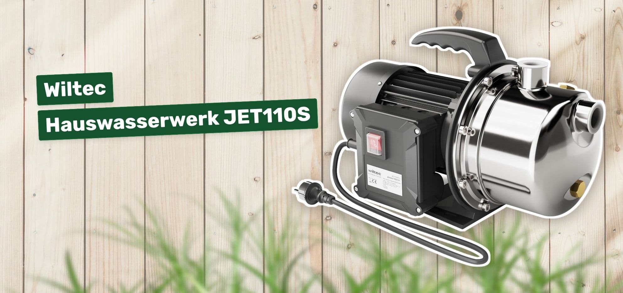 Wiltec Hauswasserwerk JET110S