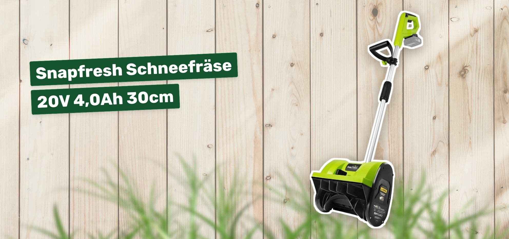 Snapfresh Schneefräse 20V